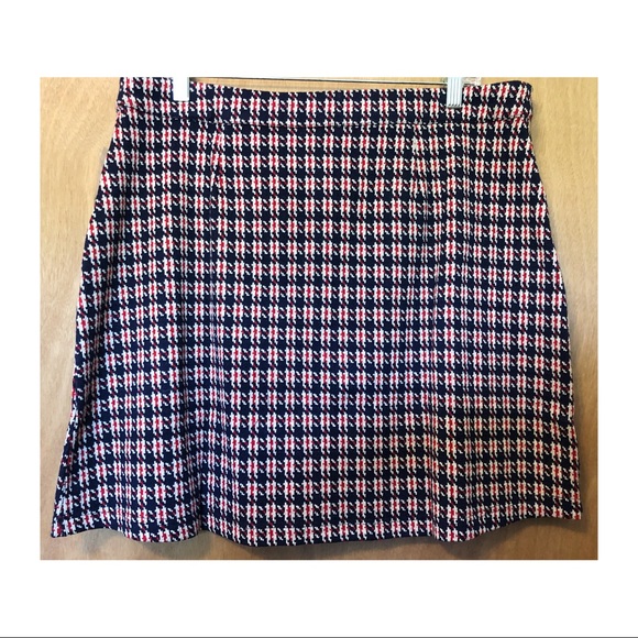 ModCloth Houndstooth A-Line Skirt NWT - Picture 5 of 11